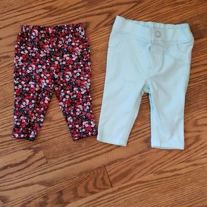Set of infant pants